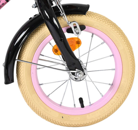 Volare ausgezeichnetes Kinderfahrrad – Mädchen – 12 Zoll – Schwarz