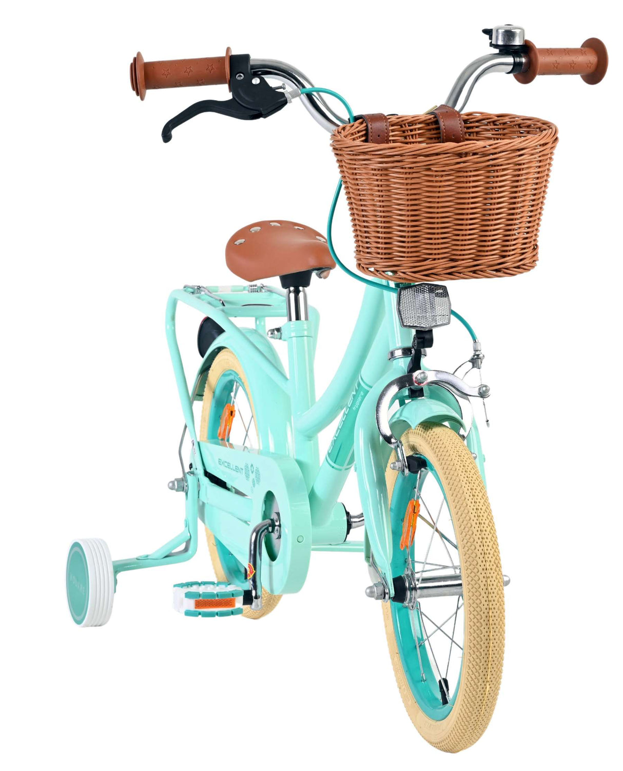Volare excellent kinderfiets - meisjes - 14 inch - groen