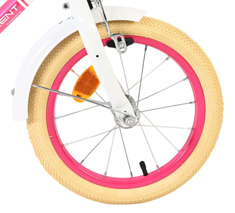 Volare ausgezeichnetes Kinderfahrrad – Mädchen – 14 Zoll – Weiß