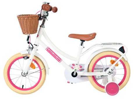 Volare ausgezeichnetes Kinderfahrrad – Mädchen – 14 Zoll – Weiß