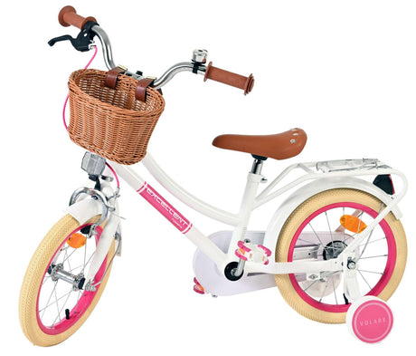 Volare ausgezeichnetes Kinderfahrrad – Mädchen – 14 Zoll – Weiß