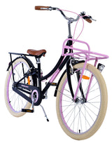 Volare Volare Kinderfahrrad Mädchen 24 Zoll Schwarz Zwei Handbremsen