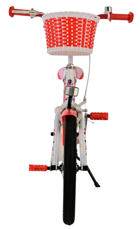 Volare schönes Kinderfahrrad – Mädchen – 18 Zoll – rot weiß