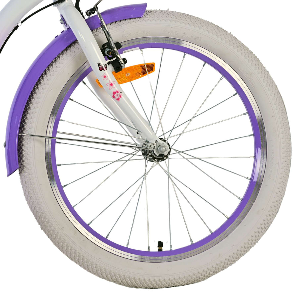 Volare schönes Kinderfahrrad – Mädchen – 20 Zoll – Lila – 3 Gänge