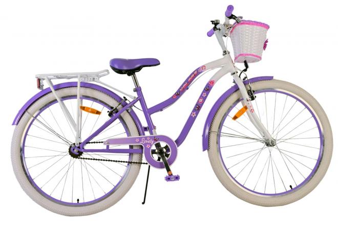 Volare schönes Kinderfahrrad – Mädchen – 26 Zoll – lila – zwei Handbremsen