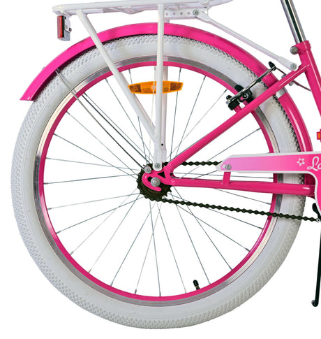 Volare schönes Kinderfahrrad – Mädchen – 24 Zoll – Pink – zwei Handbremsen