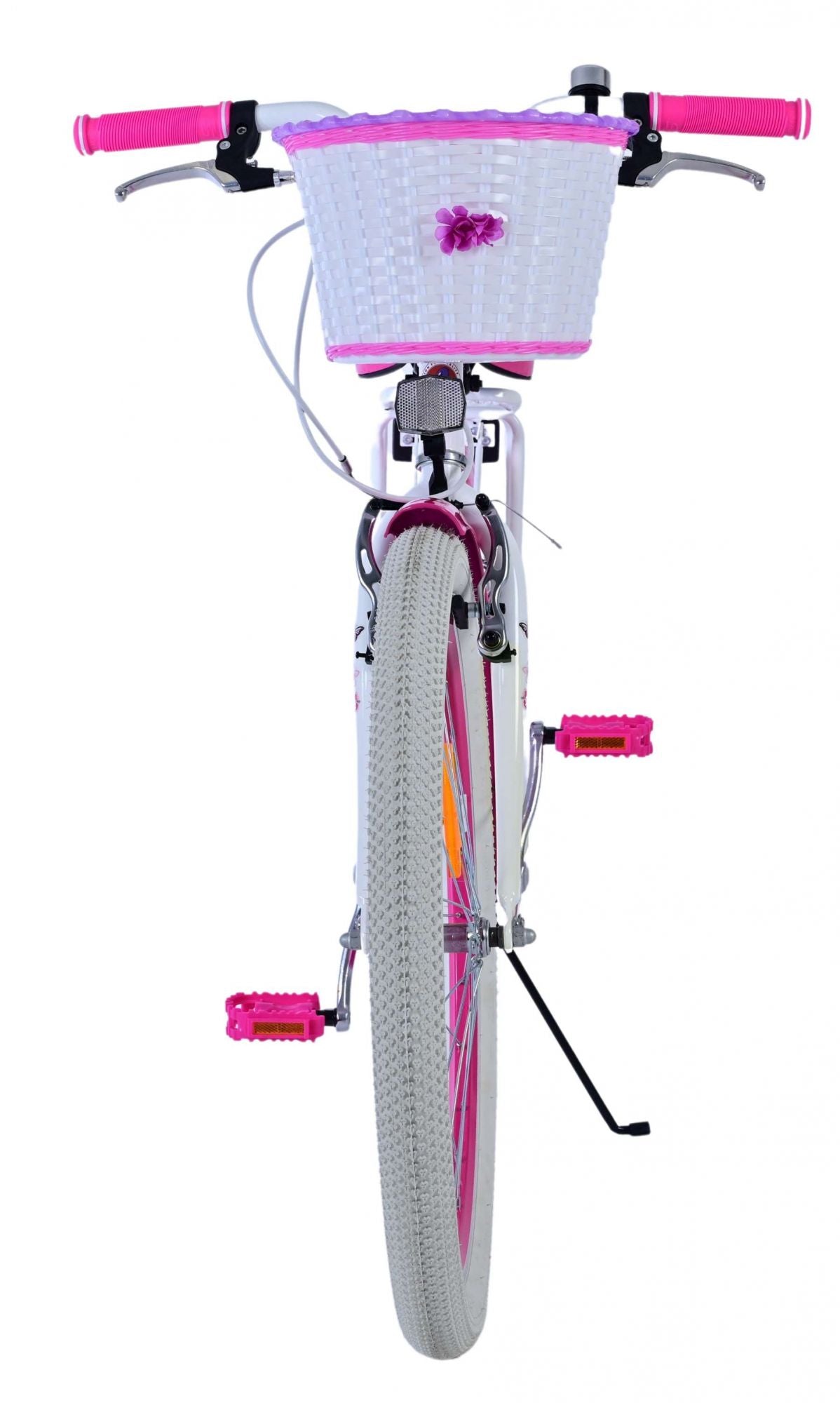 Volare schönes Kinderfahrrad – Mädchen – 24 Zoll – Pink – zwei Handbremsen