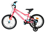 Volare milano kinderfiets - meisjes- 16 inch - roze - twee handremmen