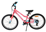 Volare milano kinderfiets - meisjes - 20 inch - roze - 6 speed - twee handremmen