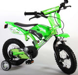 Volare Motorrad Kinderbike Jungen 12 Zoll grün zwei Handbremsen