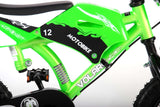 Volare Motorrad Kinderbike Jungen 12 Zoll grün zwei Handbremsen