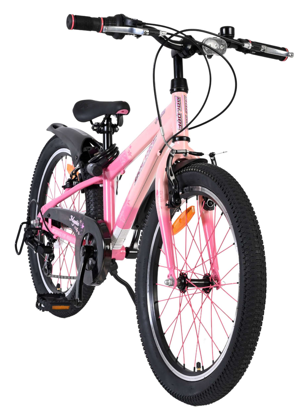 Volare Mystic Kinderfahrrad – 20 Zoll – Pink – 7 Gänge