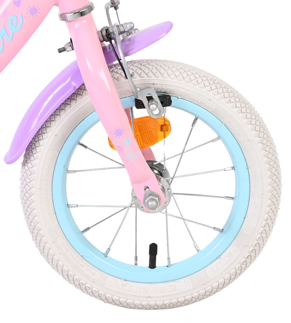 Volare Olivia Kinderfahrrad – Mädchen – 12 Zoll – Pink – zwei Handbremsen