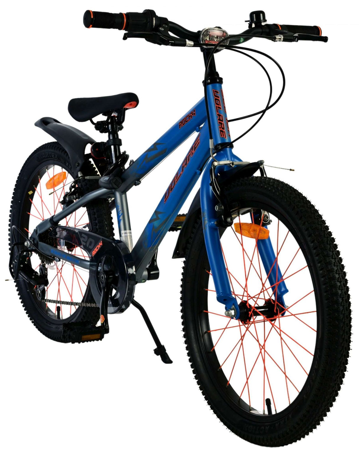 Volare Rocky Kinderfahrrad – 20 Zoll – 7 Gänge – Blau