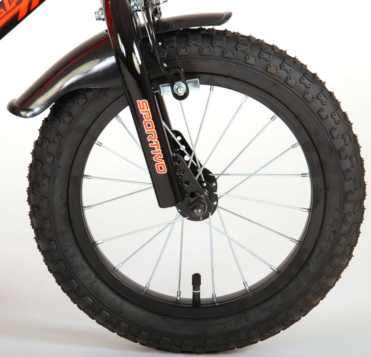 Volare Sportivo Kinderbike Jungen 14 Zoll Neon Oranje Black 95% versammelte sich