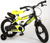 Volare Sportivo Kinderbike Jungen 14 Zoll Neon Geel Black zwei Handbremsen 95% versammelte