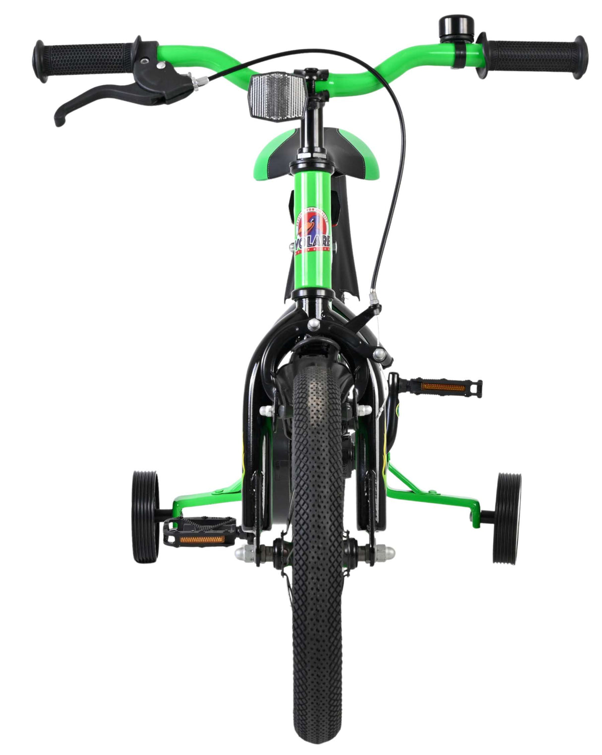 Volare strike kinderfiets - jongens - 14 inch - zwart groen