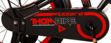 Volare Thombike Children's Bicycle - Jungen - 16 Zoll - Schwarzrot