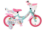 Volare Einhorn Kinderfahrrad - Mädchen - 12 Zoll - Grün