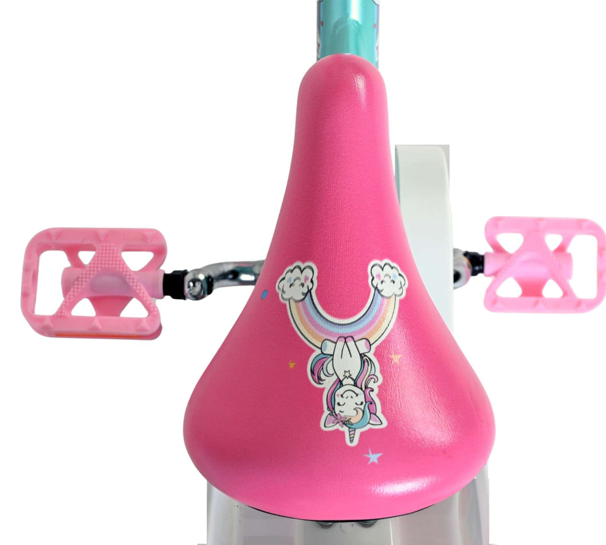 Volare Einhorn Kinderfahrrad - Mädchen - 12 Zoll - Grün