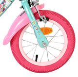 Volare Einhorn Kinderfahrrad – Mädchen – 12 Zoll – Grün – zwei Handbremsen