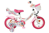Volare Einhorn Kinderfahrrad - Mädchen - 12 Zoll - Weiß