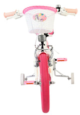 Volare unicorn kinderfiets - meisjes - 16 inch - wit - twee handremmen