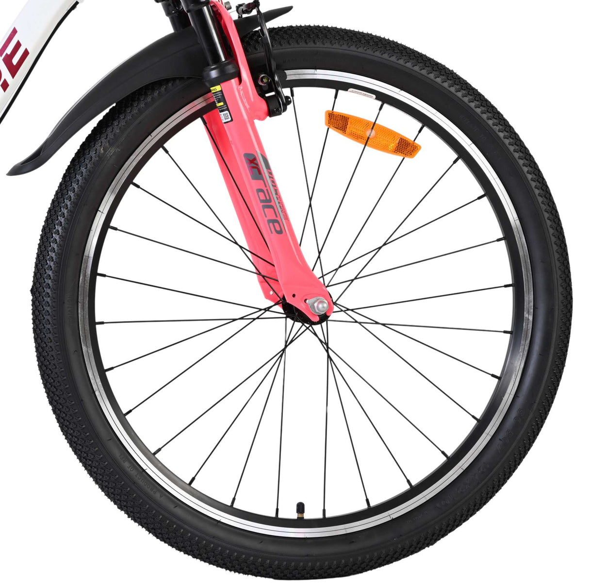 Volare XC Race Kinderfahrrad - 24 Zoll - Nexus 3 - Weiß Rosa