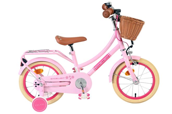 Volare ausgezeichnetes Kinderfahrrad – Mädchen – 14 Zoll – Rosa