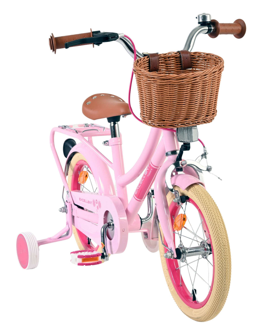 Volare ausgezeichnetes Kinderfahrrad – Mädchen – 14 Zoll – Rosa