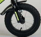 Volare Sportivo Kinderbike Jungen 12 Zoll Neon Geel Black zwei Handbremsen 95% versammelte