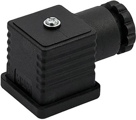 Metall-Arbeitsstecker transparent 30 mm LED 220 V mit Löschdiode