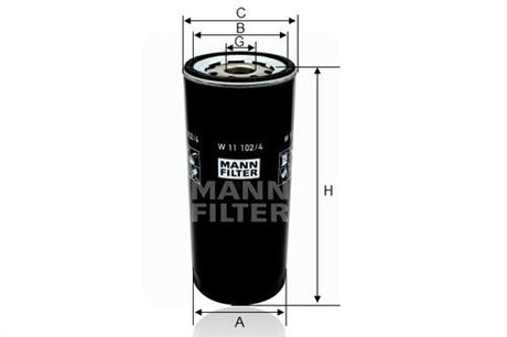 Mann Filter Mann Ölfilter hydraulisch (nml)