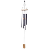 Windspiel aus Holz mit Metallrohren 58 cm