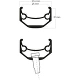 Ryde Felge Andra 40 20 406 32g 14g Disc Alu schwarz