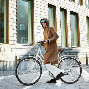 Weathergoods Schweden Regenmantel Imbris Camel S
