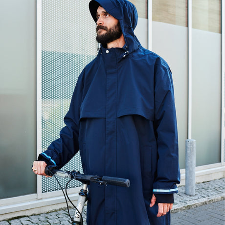 Weathergoods Schweden Regenmantel Imbris Marine l