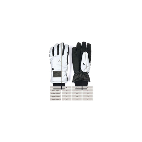 Weathergoods Schweden Refluen. Handschuhe Luna Silber XL