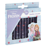 Disney spidey stitch frozen waskrijtjes jumbo 12-delig 3 assorti
