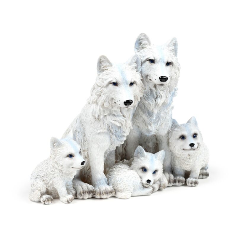 Wolfswelpenfamilie