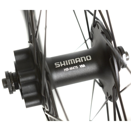 Shimano Velox Vorderrad 28 Kies 19 M475 Disc 100mm qr