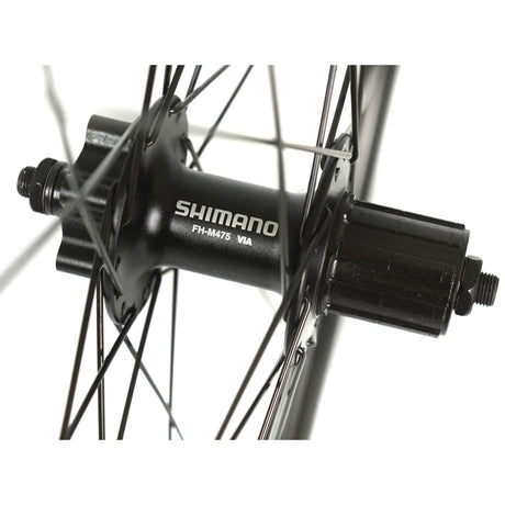 Shimano Velox Hinterrad 28 Kies 19 M475 Scheibe 135 mm qr