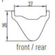 Miche Voorwiel 29 K1 Boost Staff Axle 110 Center Lock