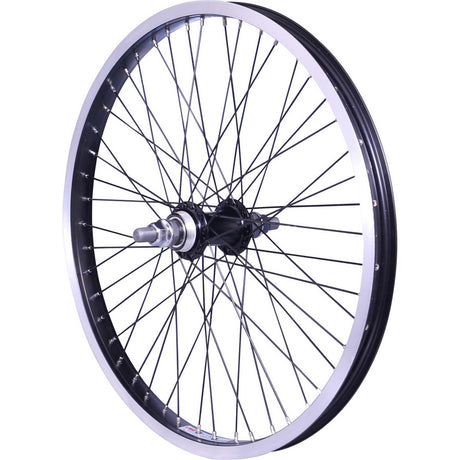 Velox Hinterrad 20-1,75 2,25 BMX 14 mm Achse 48 Speichen Freilauf