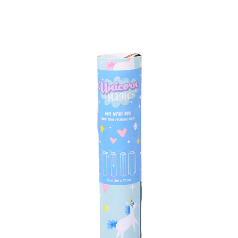 Einhorn-Magie, 3 m lange Geschenkpapierrolle
