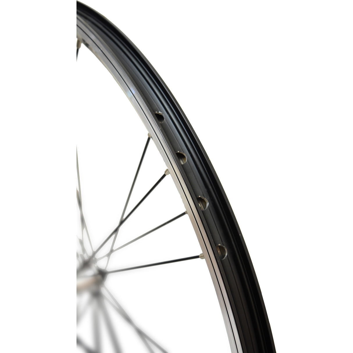 Velox -Vorderrad 28 M240 9x4 Edelstahl - Spaak Black