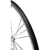 Velox -Vorderrad 28 M240 9x4 Edelstahl - Spaak Black