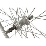 Roland Hinterrad p24h 28 36g 7s Vollachse Aluminium Silber