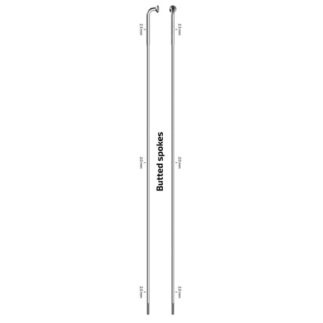 Sapim Speichen 14-228 x-strong Edelstahl ohne Nippel (100 Stück)
