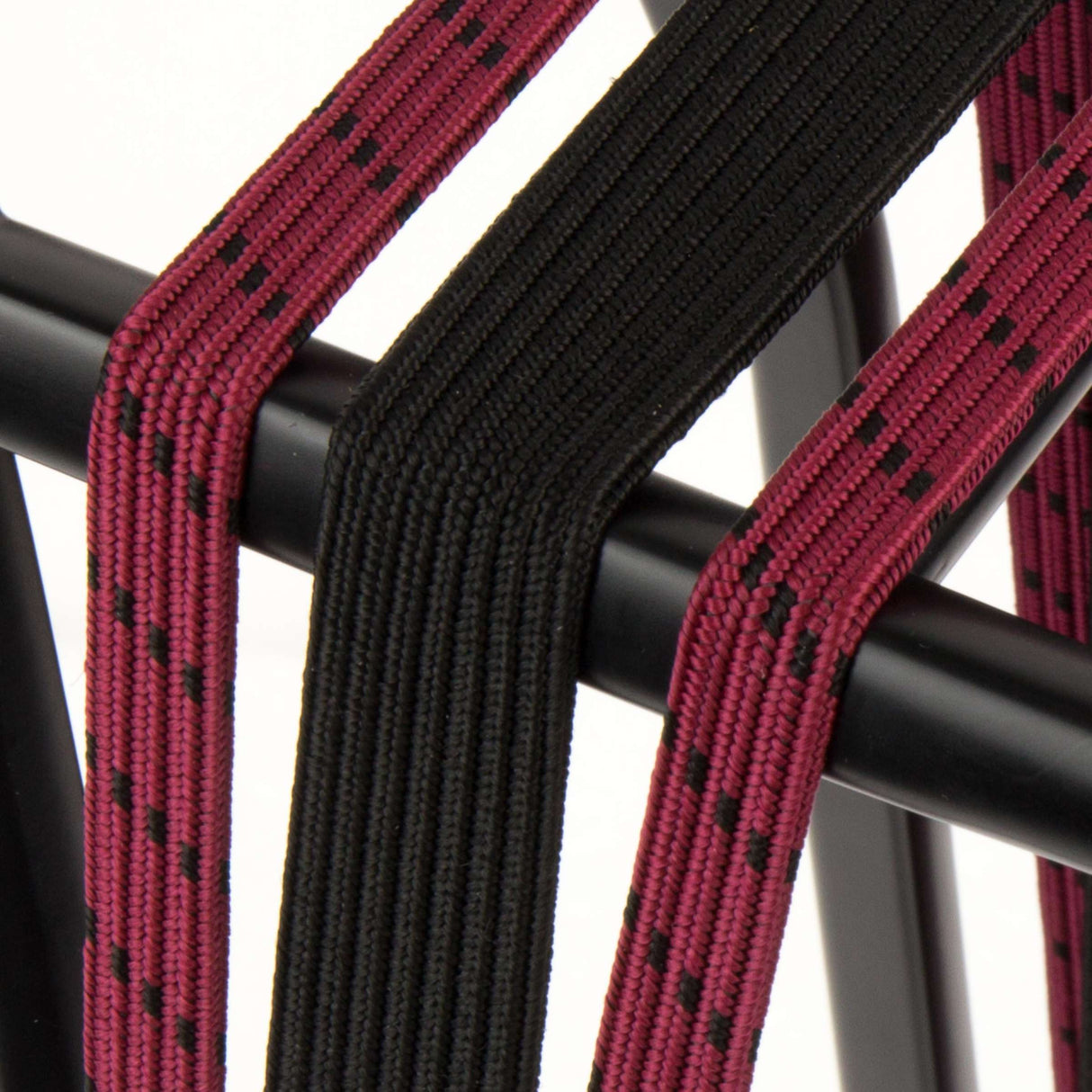 Qibbel Widk Triobinder Auge mit Haken 24+2x12mm schwarzer Bordeaux